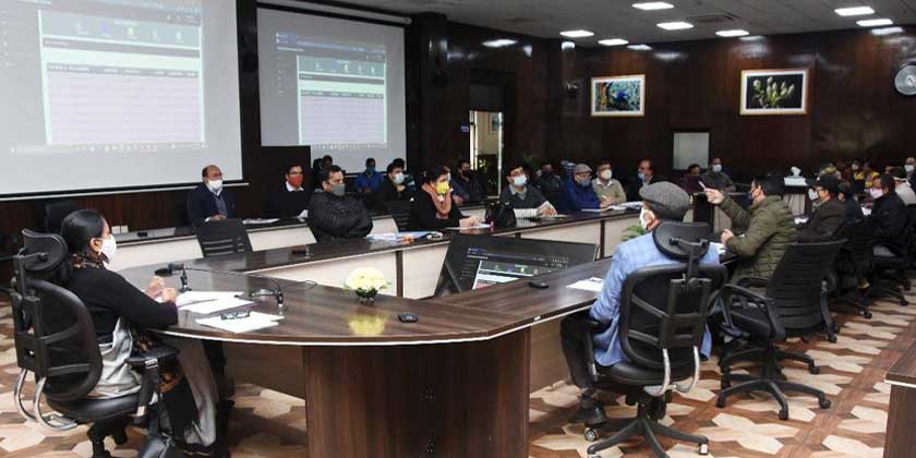 On the instructions of the Chief Minister, a meeting was held between Public Service Commission, Subordinate Services Selection Commission and departments.
