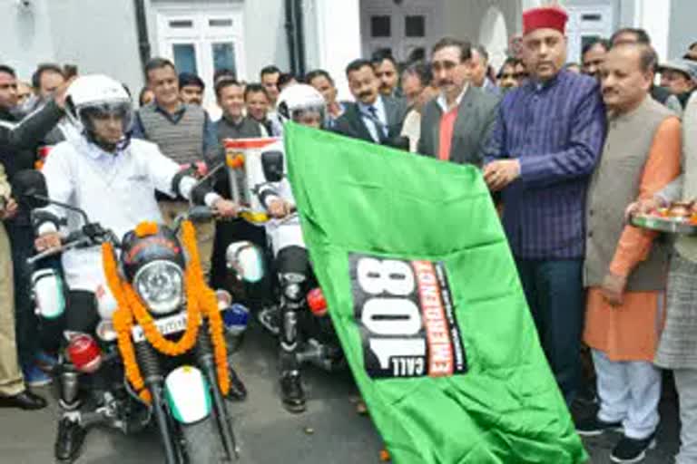 शिमला न्यूज़ : पहाड़ पर बाइक एंबुलेंस सेहत की सांस फूंक रही