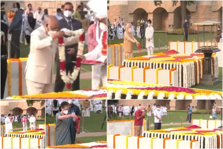महात्मा गांधी जयंती: राष्ट्रपति कोविंद , प्रधानमंत्री नरेंद्र मोदी ने दी बापू को श्रद्धांजलि