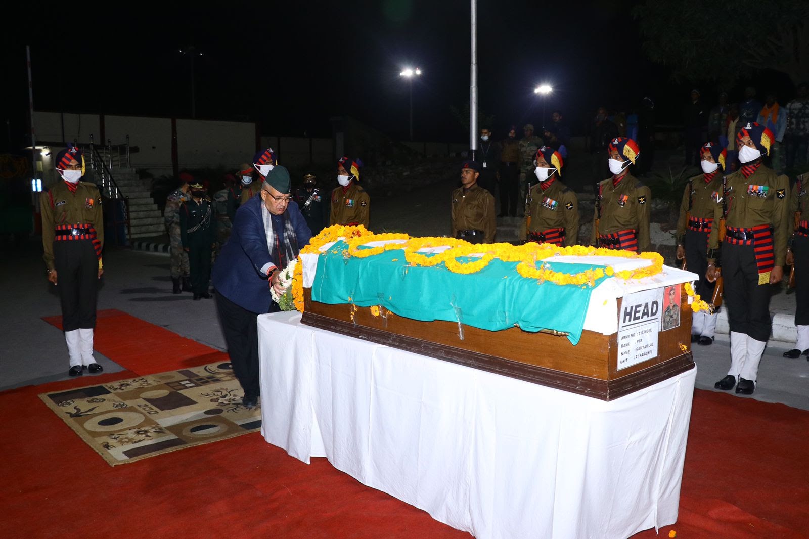 उत्‍तराखंड ब्रेकिंग न्यूज़ : शहीद गौतम लाल को श्रद्धांजलि देने पहुंचे कैबिनेट मंत्री गणेश जोशी