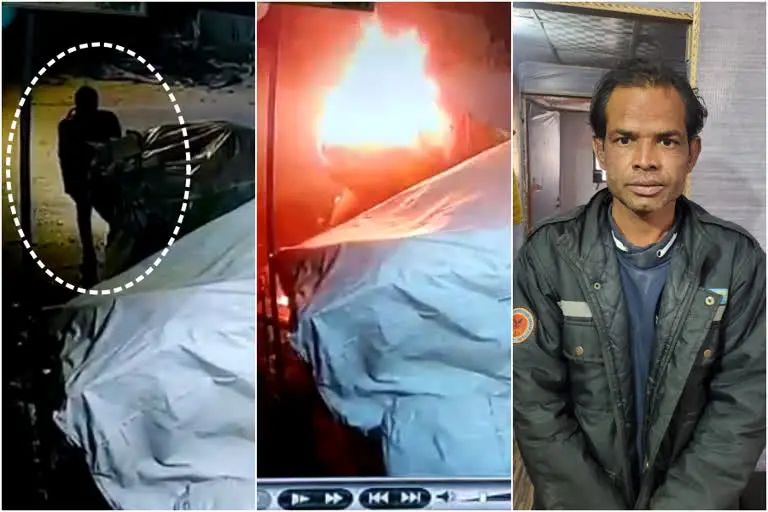 उत्‍तराखंड न्यूज़ : पत्नी से विवाद के बाद सिरफिरे ने दर्जन भर वाहनों व दुकानों में लगाई आग, गिरफ्तार