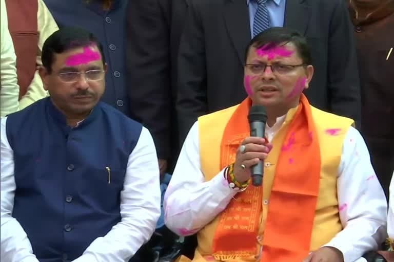 उत्तराखंड सीएम धामी बोले: राज्य में सरकार बनते ही सबसे पहले यूनिफॉर्म सिविल कोड लागू होगा