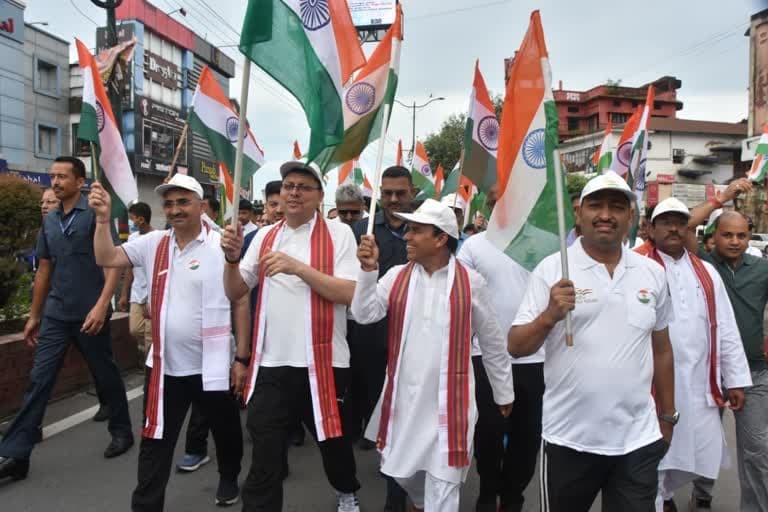 देहरादून हर घर तिरंगा : सीएम धामी ने तिरंगा रैली को हरी झंडी दिखाकर किया भारत माता का जय-जयकार