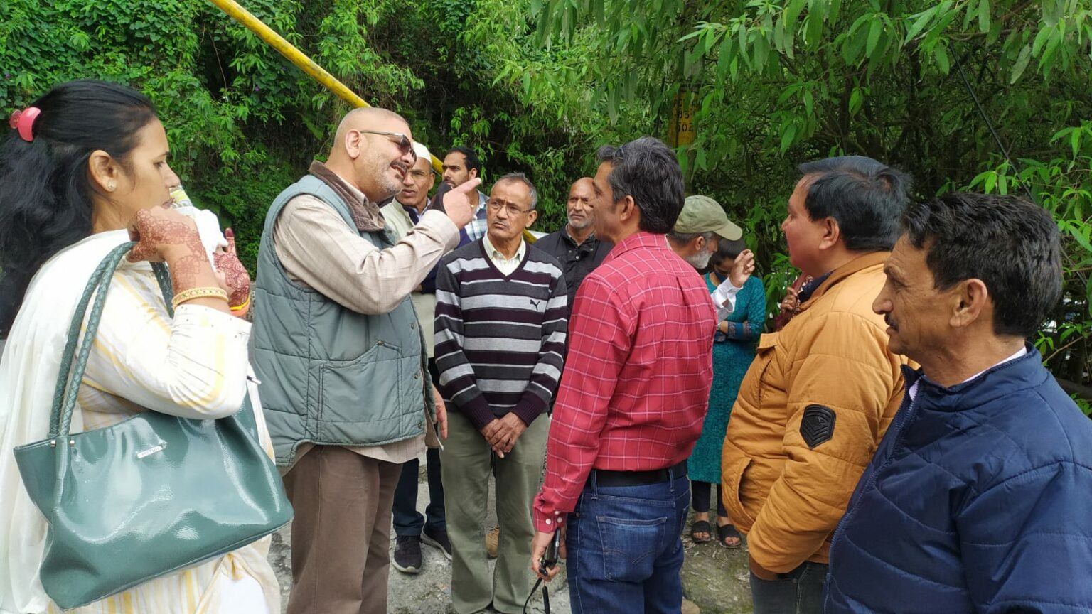 मसूरी : पर्यटन अधिकारियों के साथ रोपवे कंपनी ने शिफन कोर्ट का स्थलीय निरीक्षण किया