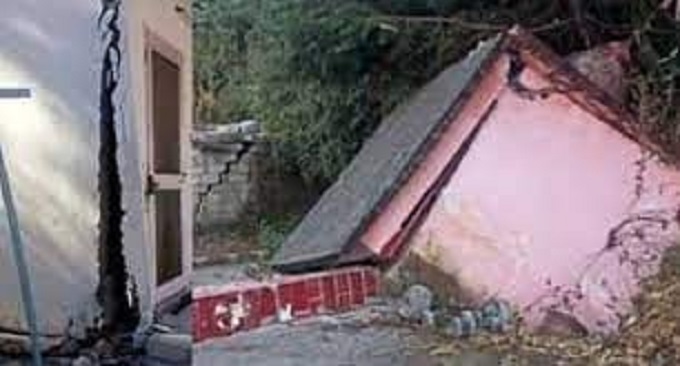 जोशीमठ आपदा की दहलीज पर, भू-धंसाव ले रहा भयानक रूप, मंदिर क्षतिग्रस्त