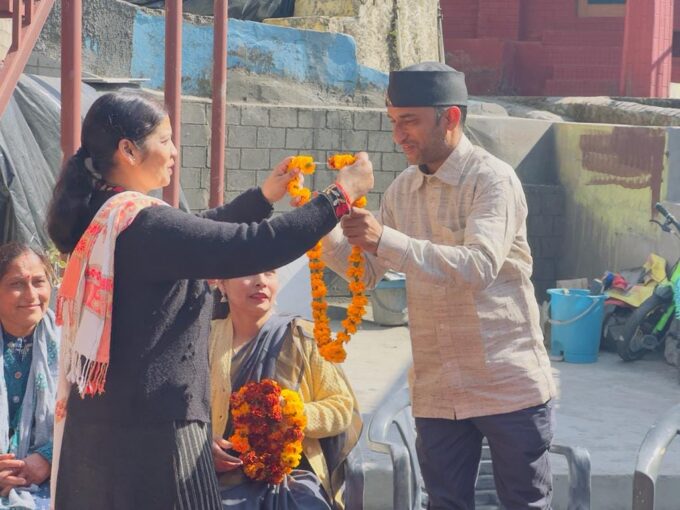 मसूरी मंडल अध्यक्ष बनने पर राकेश रावत ने स्वागत समारोह के लिए मातृशक्ति का हार्दिक आभार व्यक्त किया