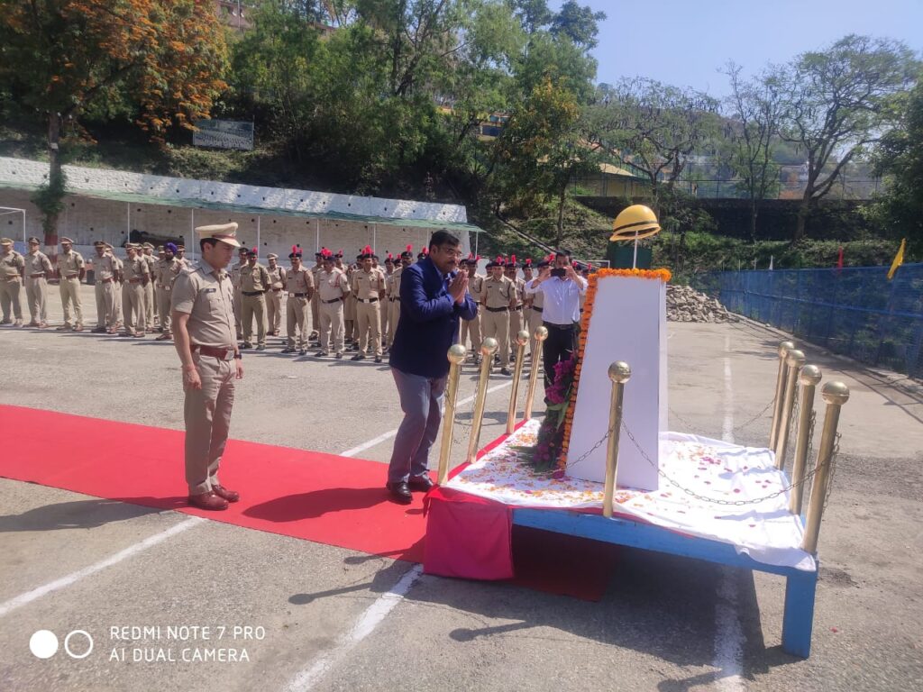 National Fire Service Day celebrated by Fire Branch of Central Industrial Security Force at THDC Tehri