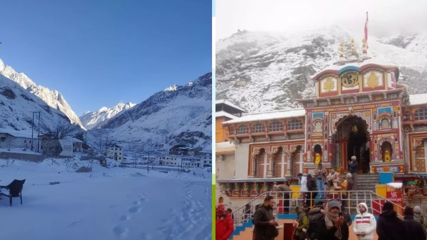 Snowfall stopped the work of Badrinath Master Plan