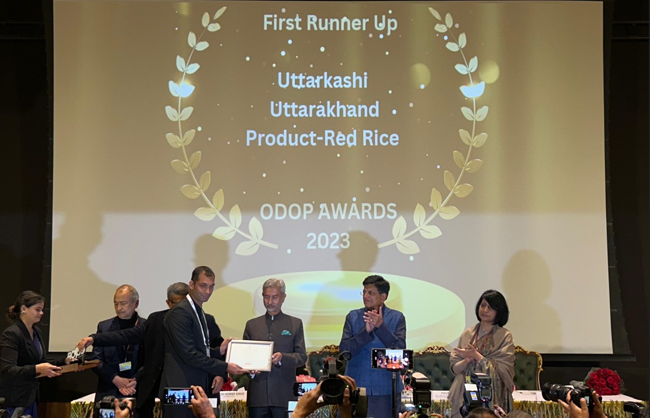 Uttarkashi district got second prize in ODOP Award
