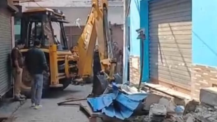 Bulldozer action taken place on the house of the person who fatally attacked the student