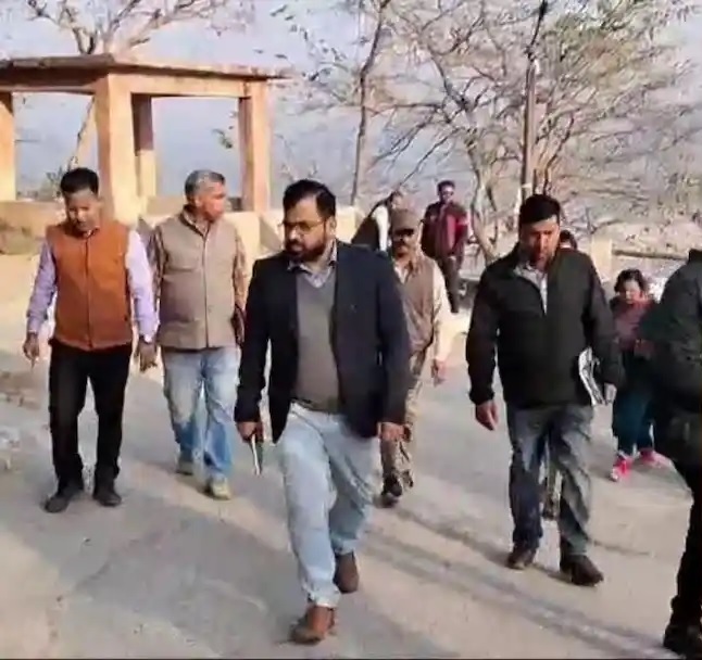 Team of geologists inspected Mansa Devi walking route