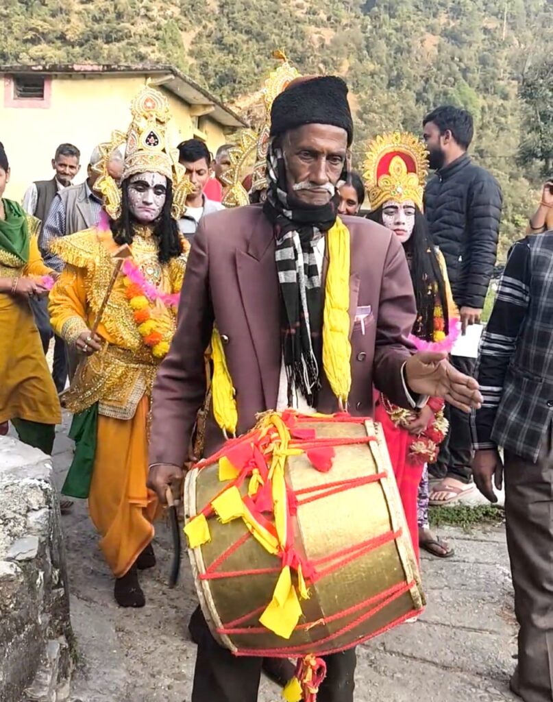 Nagaraj temple built in Thatyud Ramlila, tableau of Ram Sita marriage reached Bat village