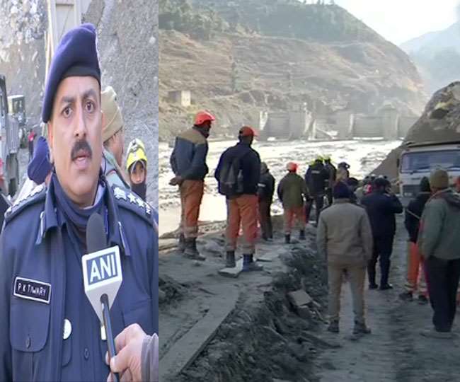Uttarakhand Chamoli : सभी एजेंसियां चौबीसों घंटे कर रही हैं काम रेस्क्यू ऑपरेशन में - पीके तिवारी