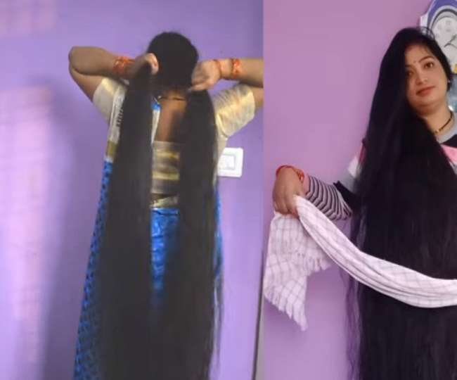 Uttarakhand नैनीताल : कमाई का जरिया बनाया रेनू ने अपने लंबे और खूबसूरत बालों को, यू ट्यूब पर बढे फॉलोअर