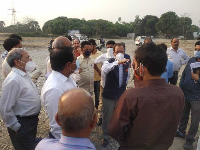 उत्तराखंड : पुल निर्माण के लिए किया मौका मुआयना तकनीकी टीम ने
