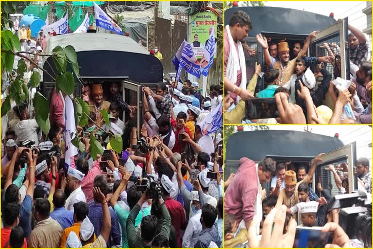 उत्तराखंड : मुफ्त बिजली के मुद्दे पर आप का प्रदर्शन, अजय कोठियाल समेत कई नेता गिरफ्तार