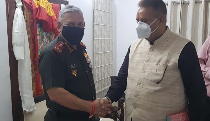 उत्‍तराखंड ब्रेकिंग न्यूज़ : दिल्ली में सीडीएस जनरल विपिन रावत से मिले सैनिक कल्याण मंत्री गणेश जोशी