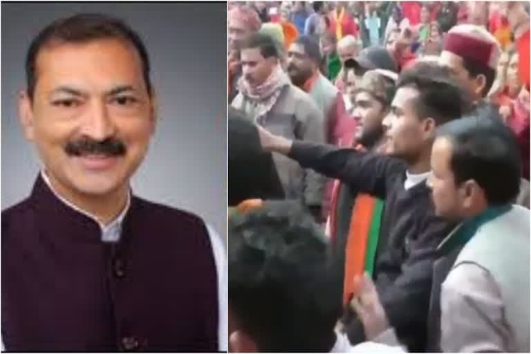 उत्‍तराखंड न्यूज़ : महेश जीना अपनी ही विधानसभा में घिरे , 'गो बैक' के नारे लगाए