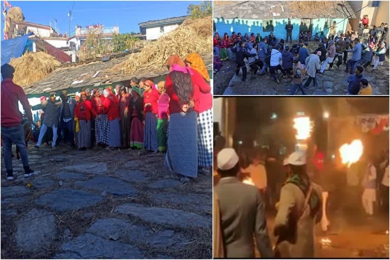 उत्‍तराखंड न्यूज़ : उत्तरकाशी जिले में मंगसीर की बग्वाल की धूम रही