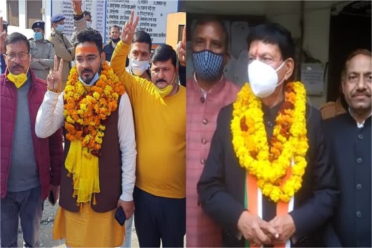 उत्‍तराखंड विधानसभा चुनाव नामांकन: यूजेपी प्रत्याशी कनक धनाई और कांग्रेस प्रत्याशी हीरा सिंह बिष्ट ने नामांकन पत्र दाखिल किया