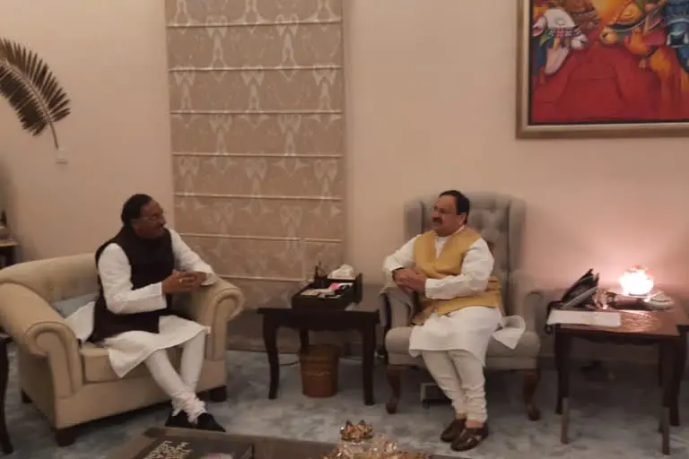 उत्‍तराखंड न्यूज़ : बीजेपी के राष्ट्रीय अध्यक्ष जेपी नड्डा से मिले निशंक, मौजूदा राजनीतिक हालात पर की चर्चा