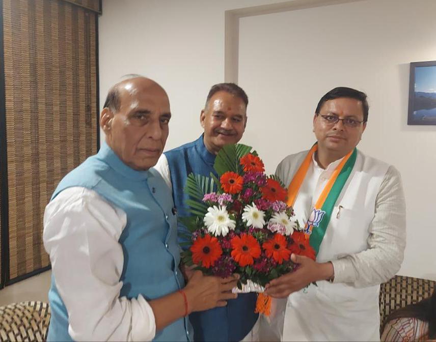 उत्‍तराखंड ब्रेकिंग न्यूज़ : धामी को पुनः राज्य की कमान मिलने पर गणेश जोशी ने दी बधाई।