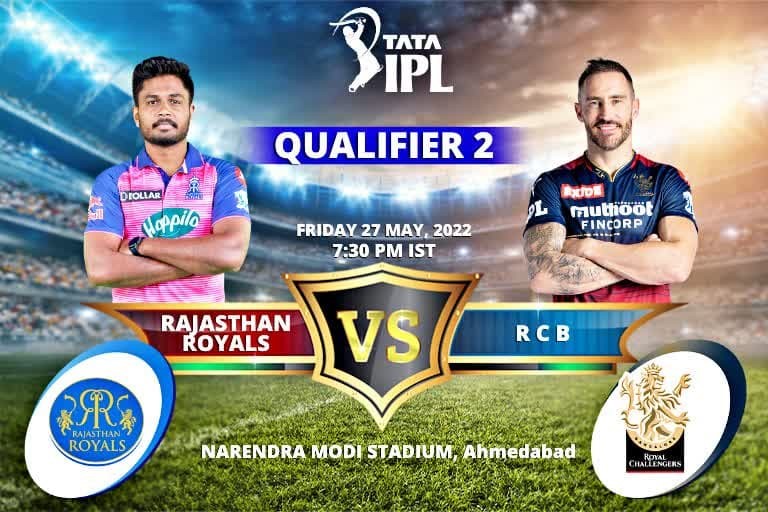 IPL 2022 क्वालिफायर-2: बैंगलोर और राजस्थान के बीच फाइनल में पहुंचने के लिए आज टक्कर होगी , विराट कोहली पर होगी सबकी नजरे