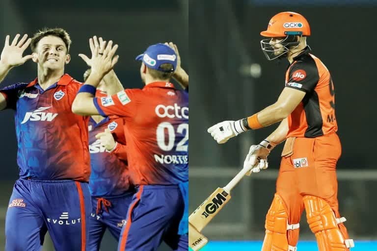 डेविड वार्नर और रोवमैन पॉवेल की शानदार बल्लेबाजी की बदौलत दिल्ली कैपिटल्स ने सनराइजर्स हैदराबाद को 21 रन से हराया