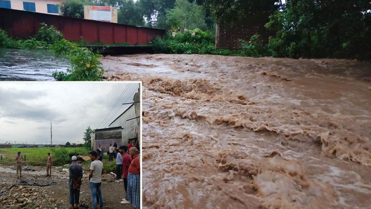 विकासनगर : भारी बारिश के कारण पछवादून में 31 नहरें और बाढ़ सुरक्षा कार्य धराशायी हो गए , 90 लोगों को बचाया गया