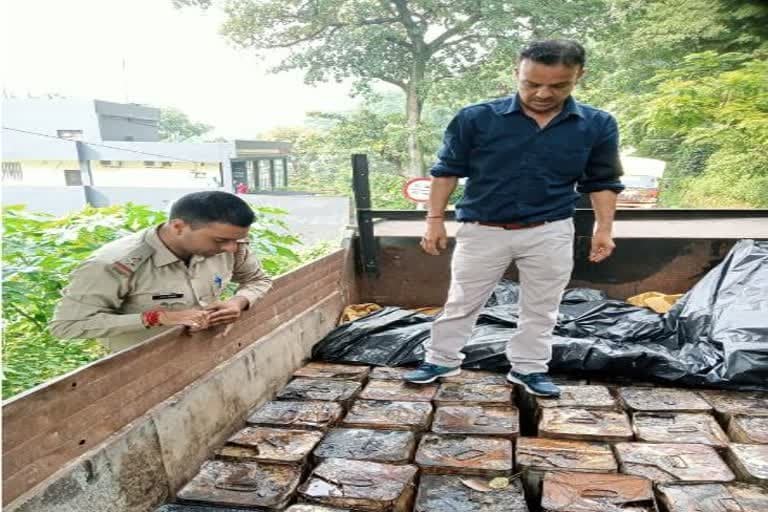 हल्द्वानी : 6 लाख से अधिक का अवैध लीसा वन विभाग ने पकड़ा , चालक भागने में सफल रहा