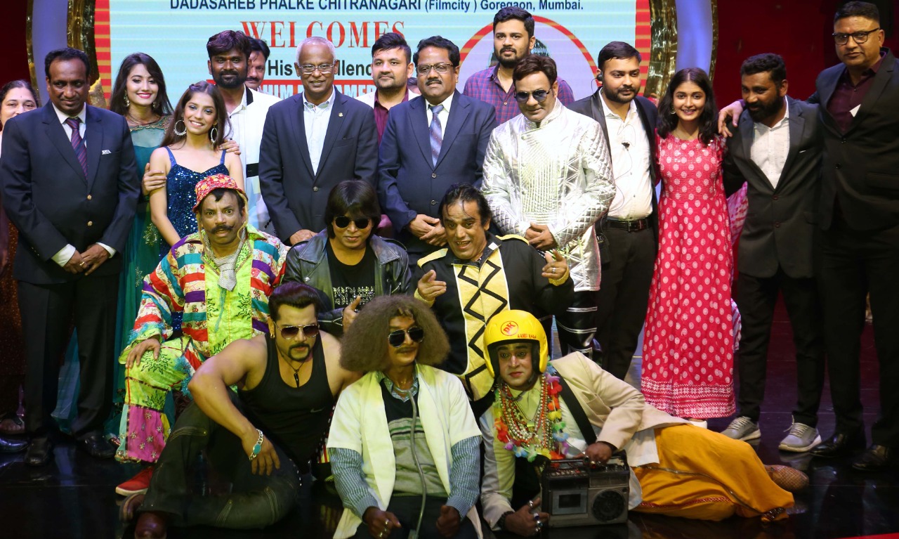 मालदीव के राष्ट्रपति ने मुंबई फिल्मसिटी का दौरा किया