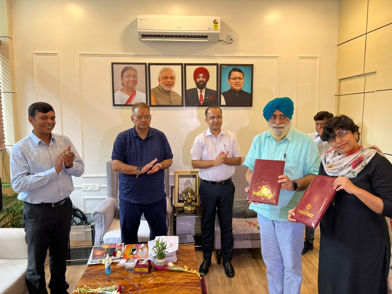 देहरादून : उत्तराखंड उद्यान विभाग एवम् केयर इंडिया कंपनी के बीच एमओयू हुआ साइन