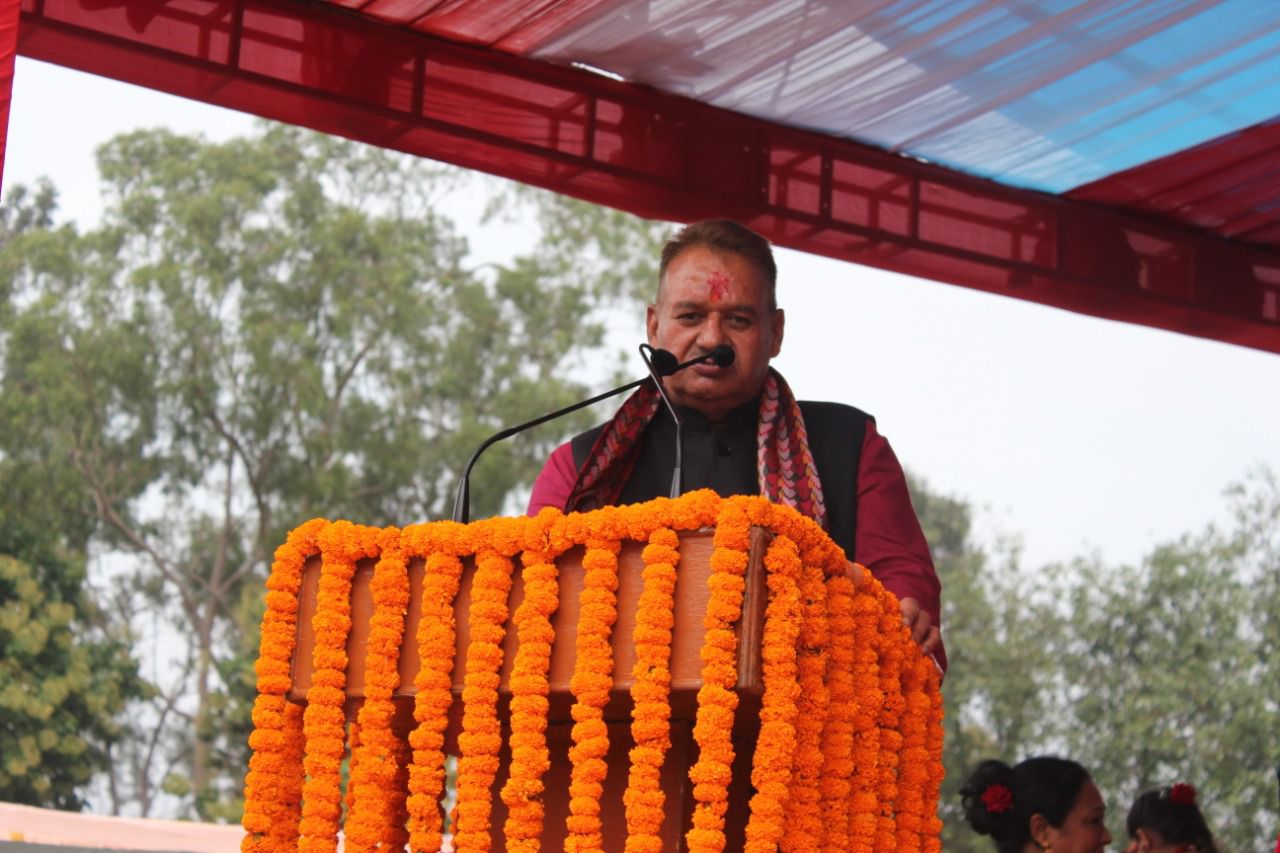 देहरादून : गोर्खाली हरितालिका तीज महोत्सव पहुंचे कैबिनेट मंत्री
