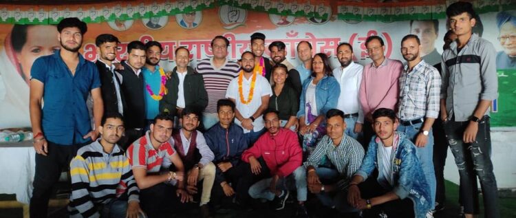 मसूरी : एनएसयूआई मसूरी शाखा की नई कार्यकारिणी का गठन, नवीन शाह अध्यक्ष और सौरव पंवार महासचिव बने