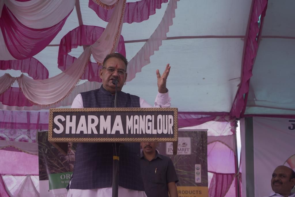 हरिद्वार : कृषि मंत्री गणेश जोशी ने गन्ना किसानों को दी बड़ी सौगात ,कृषि मंत्री जोशी ने झबरेडा के शेरपुर गांव पहुंचकर किया ऑर्गेनिक गन्ना क्रेशर का शुभारंभ