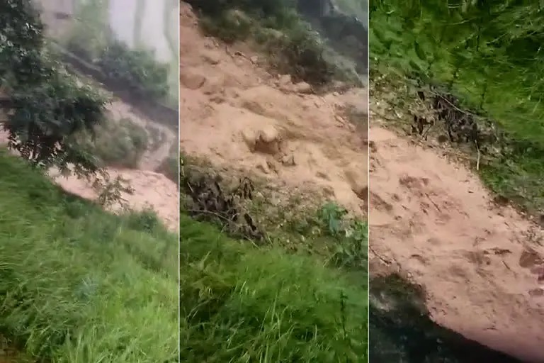 पिथौरागढ़ में बादल फटने से आया जलभराव, नाला बहा ले गया पत्थर मिट्टी