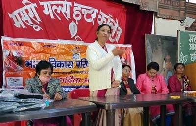मसूरी : भारत विकास परिषद ने छात्राओं को स्वास्थ्य संबंधी जानकारी देने के लिए कार्यशाला का आयोजन किया