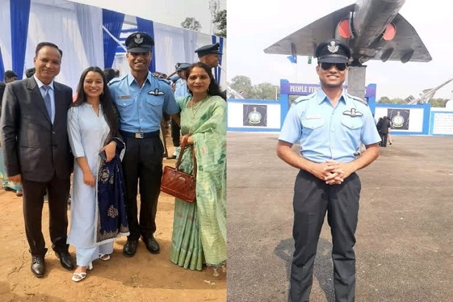 शिवम कोठारी भारतीय वायुसेना में अधिकारी बने