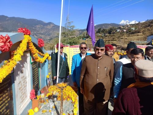 चमोली : सवाड़ में आयोजित तीन दिवसीय 15वें अमर शहीद सैनिक मेला 2022 का सैनिक कल्याण मंत्री ने किया शुभांरभ