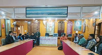 मसूरी : ठोस कचरा प्रबंधन पर आयोजित वार्ता, कूड़ा निस्तारण को लेकर विभिन्न संस्थाओं से की चर्चा