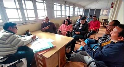 विंटर लाइन कार्निवाल को लेकर उप जिलाधिकारी कार्यालय में बैठक आयोजित की गई