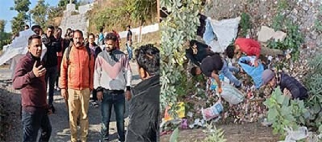 नगर पालिका द्वारा स्वच्छ सर्वेक्षण 2023 के तहत झड़ीपानी वार्ड से स्वच्छता जागरूकता अभियान की शुरुआत की गई