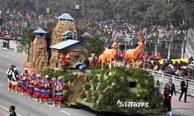 उत्तराखंड की झांकी मानसखंड को पूरे देश में पहला स्थान प्राप्त होने पर वित्त व संसदीय कार्यमंत्री डॉ प्रेमचंद भगवान ने खुशी जताई ।