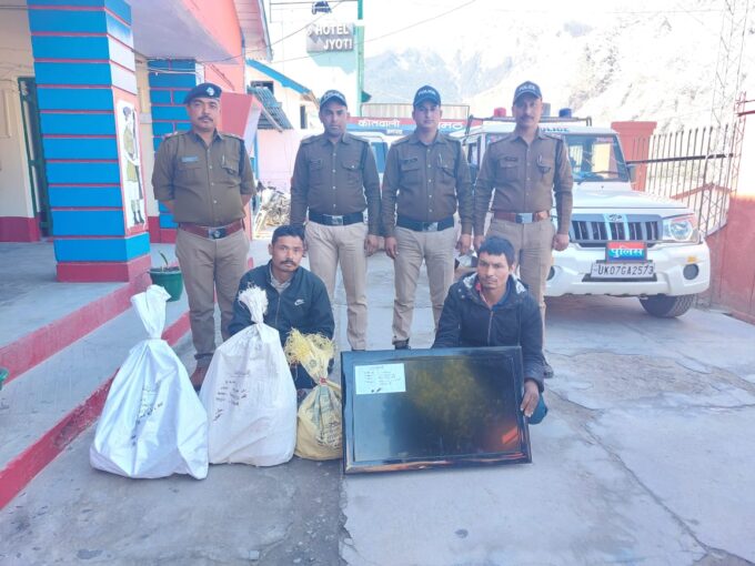 जोशीमठ पुलिस ने चोरी के आरोपी को 24 घंटे के अंदर गिरफ्तार कर लिया।