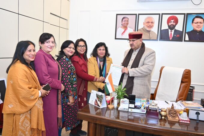 मंत्री गणेश जोशी से की उत्तराँचल महिला एसोसिएशन के पदाधिकारियों से मुलाकात।