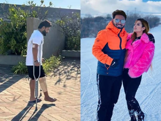 ऋषभ पंत ने शेयर की हादसे के बाद की पहली तस्वीर, रूमर्ड गर्लफ्रेंड के कमेंट ने खींचा ध्यान
