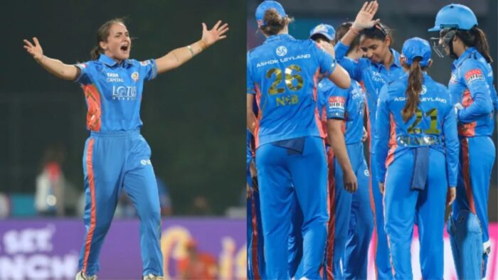 WPL 2023 : मुंबई इंडियंस की 143 रन से जीत, गुजरात जायंट्स का फ्लॉप शो