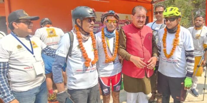देश की सबसे लंबी मिलेट क्रांति साइकिल रैली 235 किमी का सफर तय कर कर्णप्रयाग पहुंची