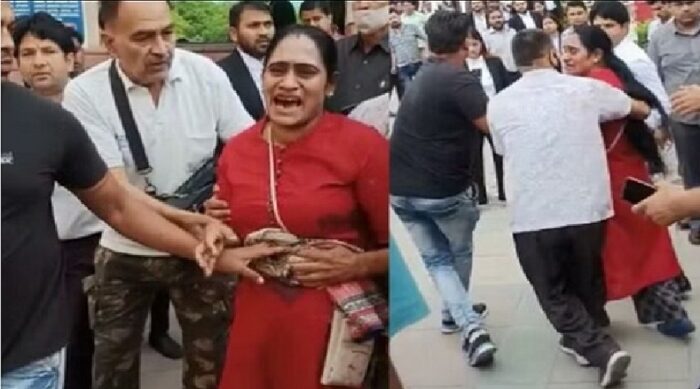 साकेत कोर्ट में गवाही देने आई महिला को लगी गोली, अस्पताल में भर्ती