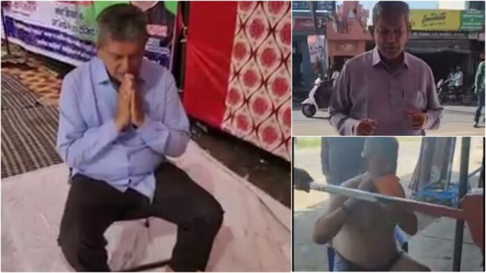 हरदा एक : हरीश रावत उतरे गन्ना किसानों के समर्थन में , विरोध का वीडियो वायरल